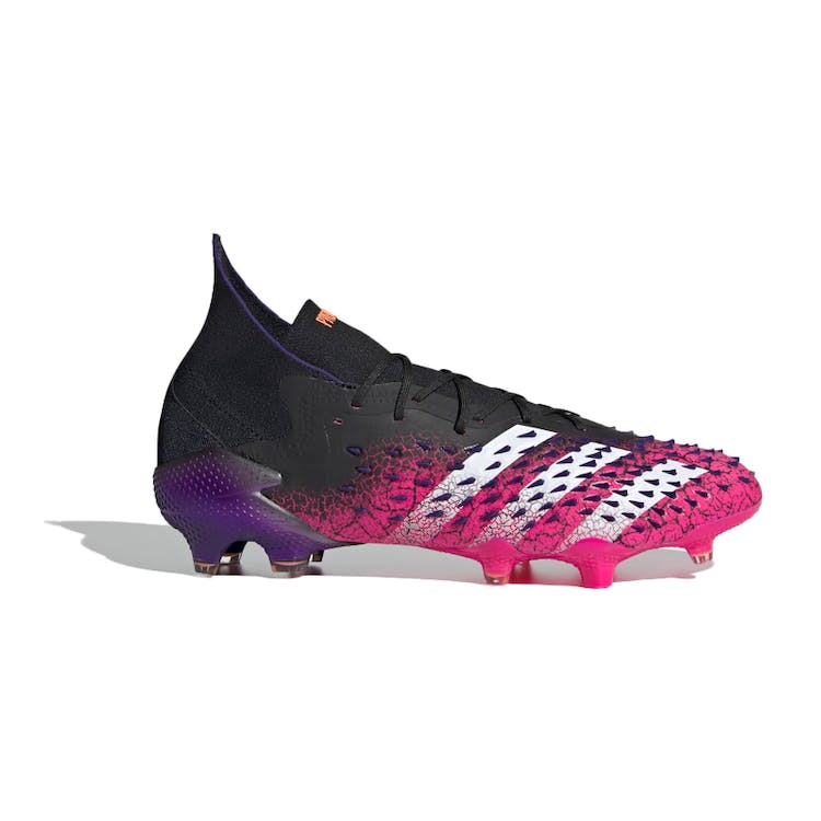 Image of adidas Predator Freak 1 FG Demonskin Black Shock Pink