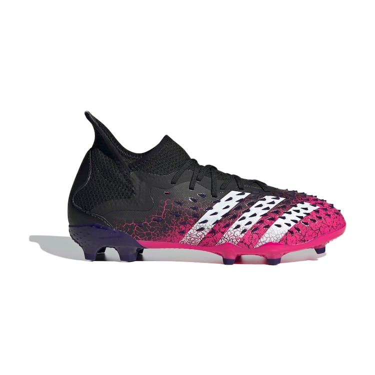 Image of adidas Predator Freak 1 FG J Demonskin Black Shock Pink