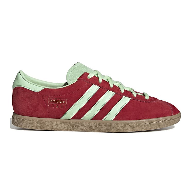 Image of adidas Stadt Scarlet Glow Green