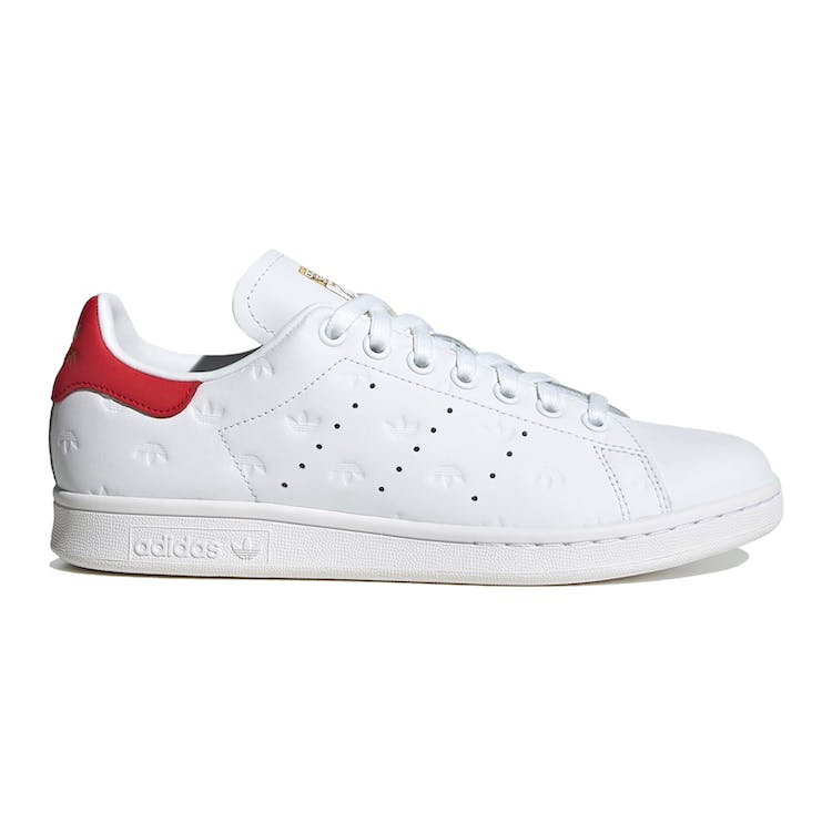 Image of adidas Stan Smith All Over Trefoil White Better Scarlet (W)