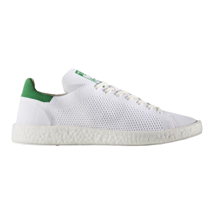 Image of adidas Stan Smith Boost Primeknit White Green
