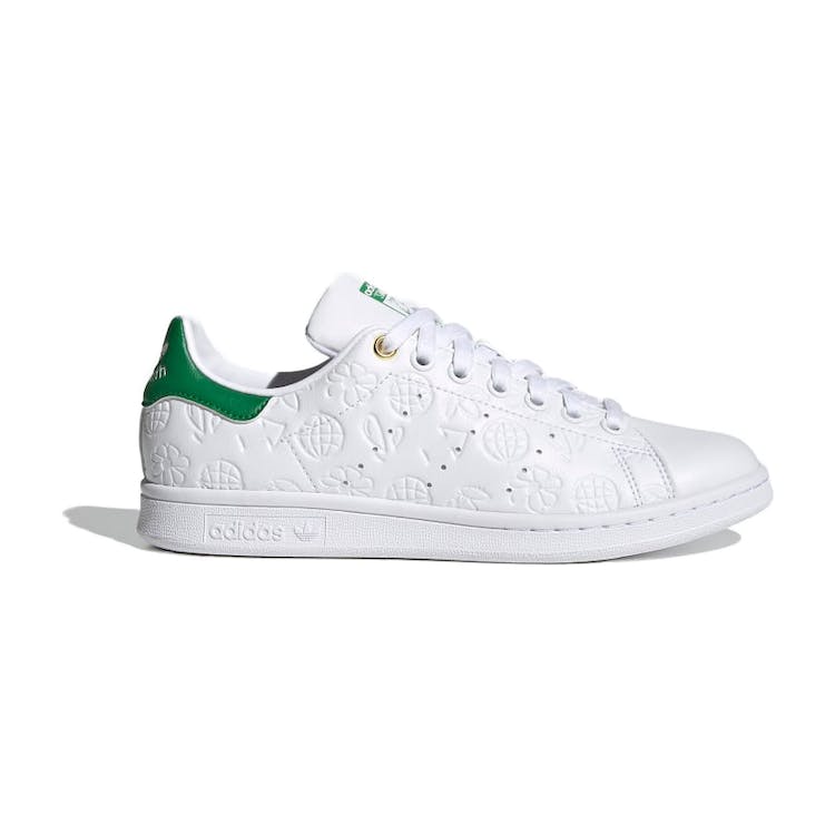Image of adidas Stan Smith Embossed Graphics White Green (W)