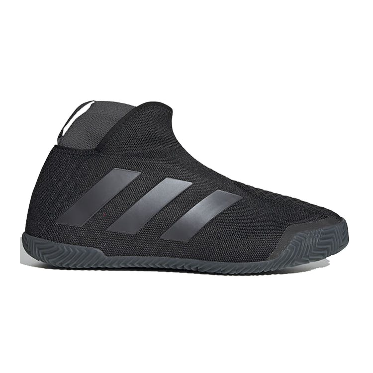 Image of adidas Stycon Laceless Clay Court Core Black Night Metallic (W)