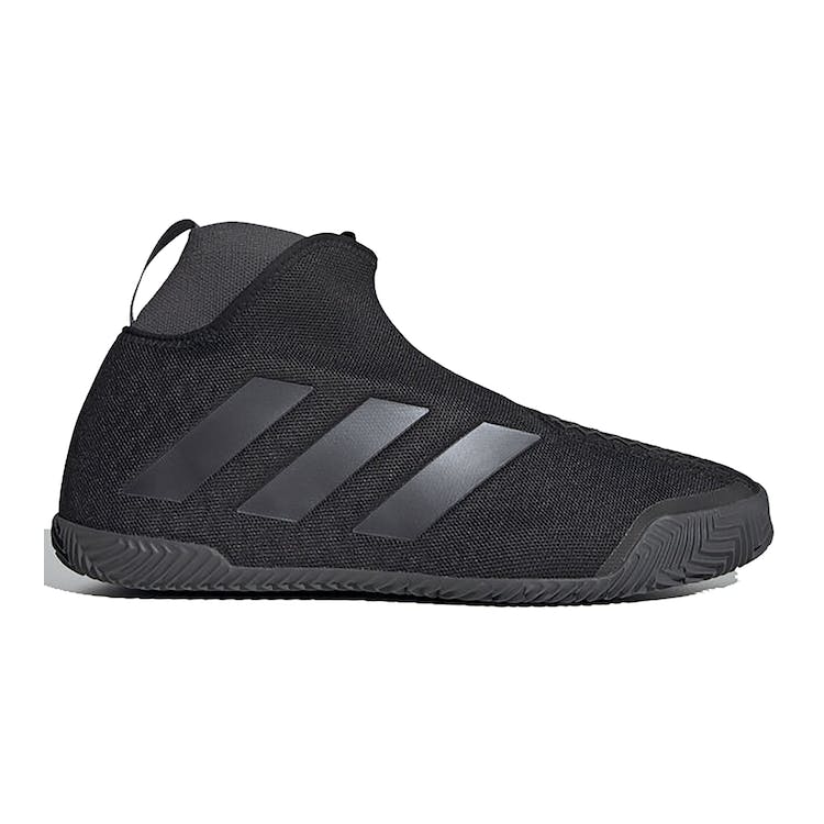 Image of adidas Stycon Laceless Clay Court Core Black Night Metallic