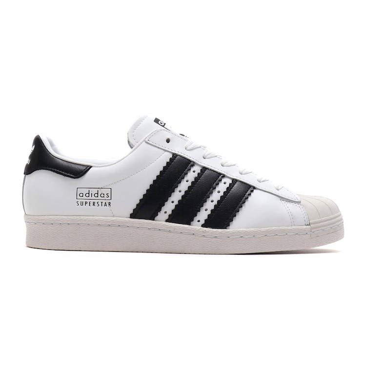 Image of adidas Superstar 80s Enlarged Stripes White