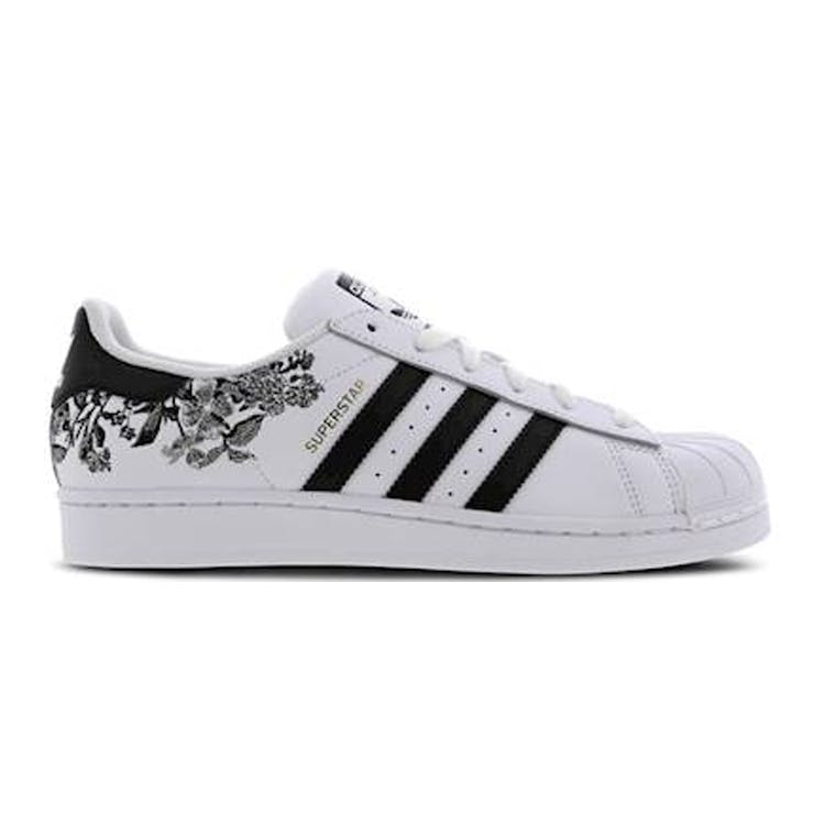 Image of adidas Superstar Flower Embroidery White Black (W)
