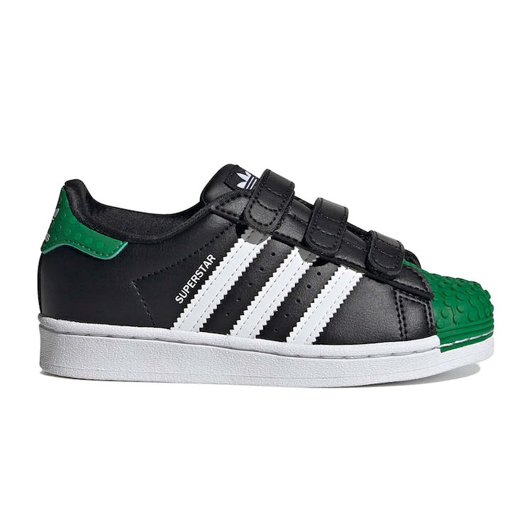 Image of adidas Superstar LEGO Black Green White (PS)