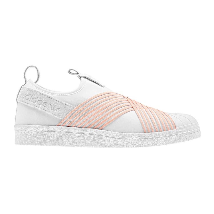 Image of adidas Superstar Slip on White Orange (W)