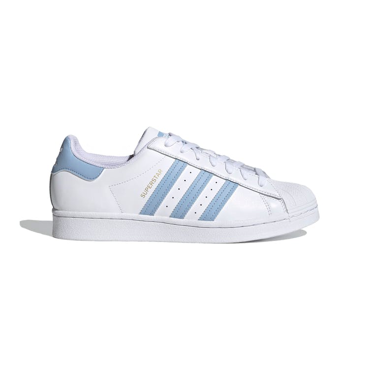 Image of adidas Superstar White Ambient Sky Gold