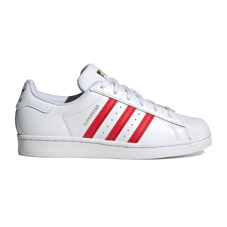 Image of adidas Superstar White Better Scarlet Gold (W)