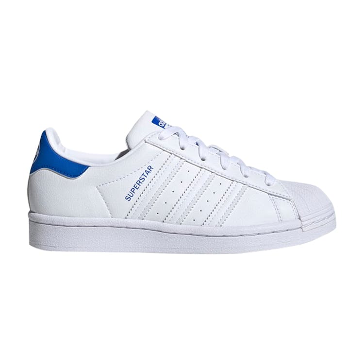 Image of adidas Superstar White Blue (GS)