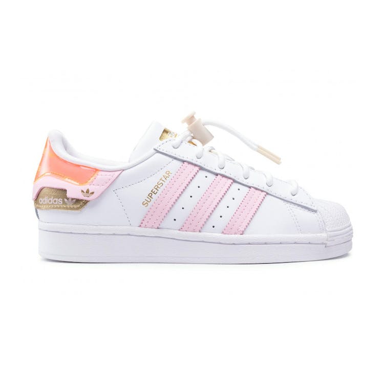 Image of adidas Superstar White Clear Pink (W)