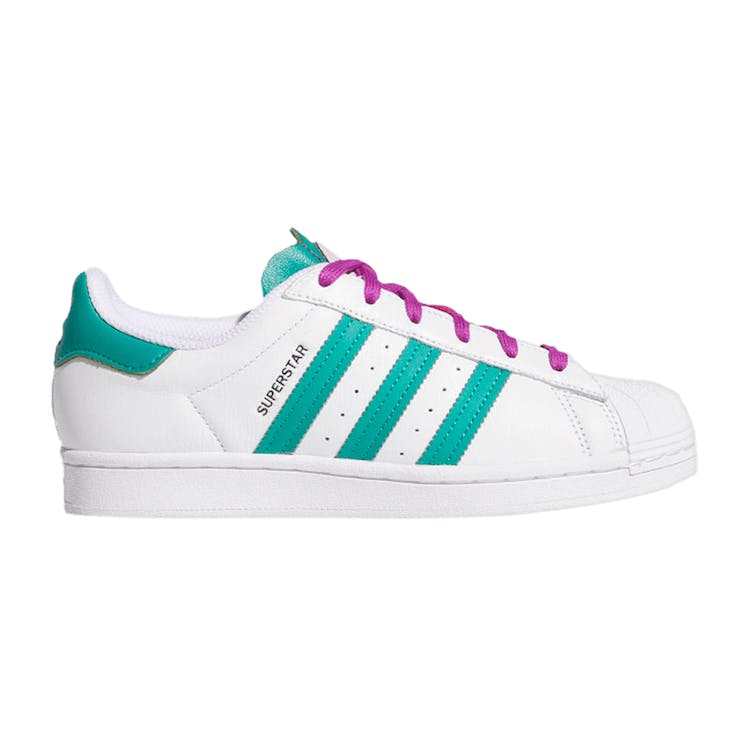 Image of adidas Superstar White Glory Green (W)