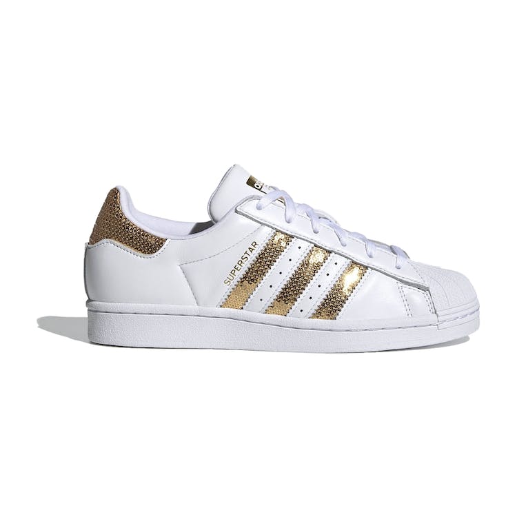 Image of adidas Superstar White Gold Sequins (W)