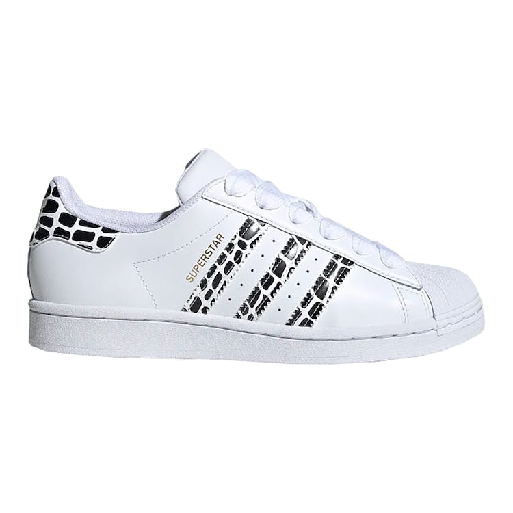 Image of adidas Superstar White Leopard Stripes (W)