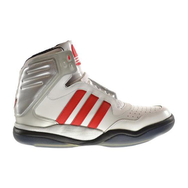 Image of adidas Tech Street Mid White Red Black