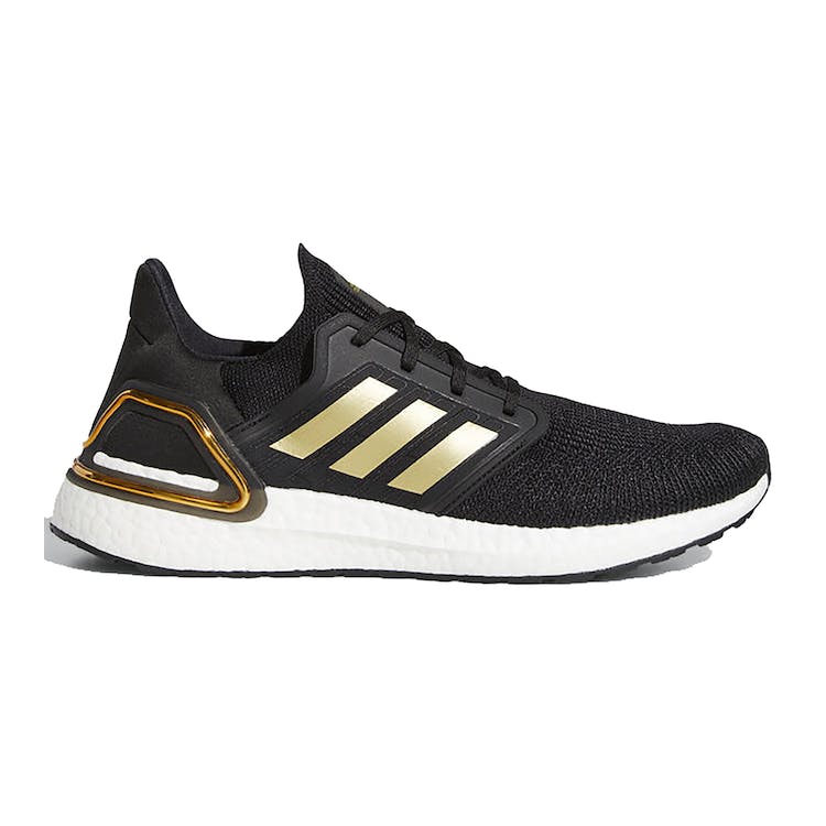 Image of adidas Ultra Boost 20 Black Gold White