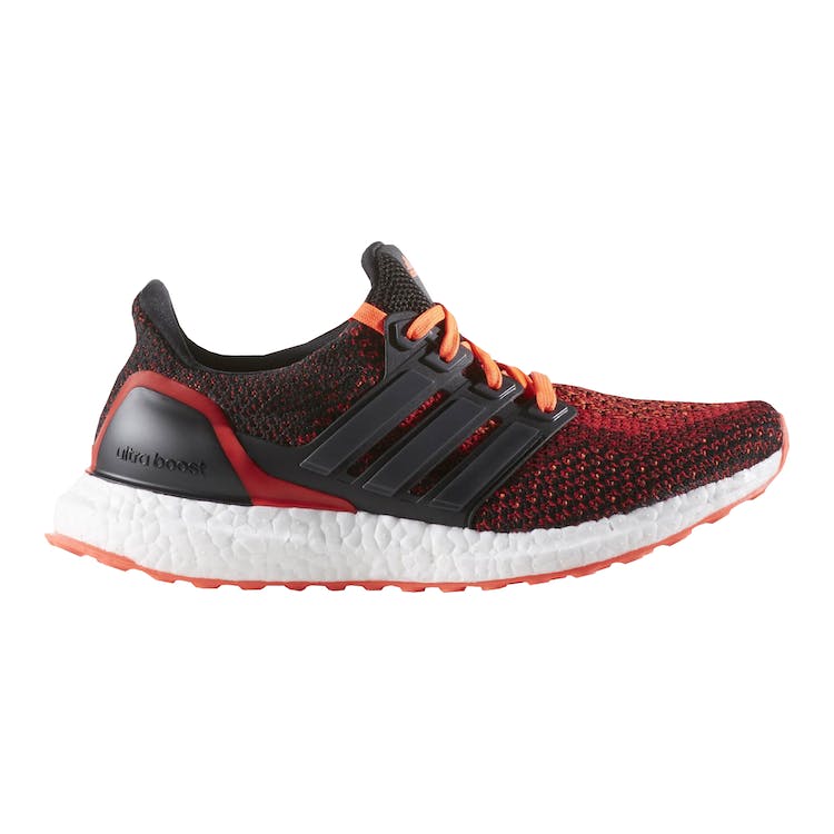 Image of adidas Ultra Boost 2.0 Core Black Solar Red (Youth)