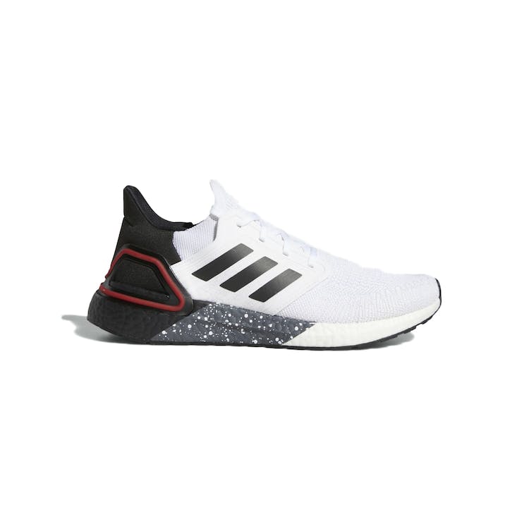 Image of adidas Ultra Boost 20 White Scarlet