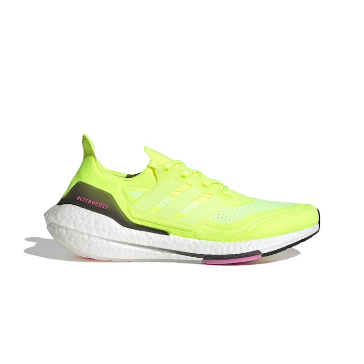 Image of adidas Ultra Boost 2021 Solar Yellow Pink