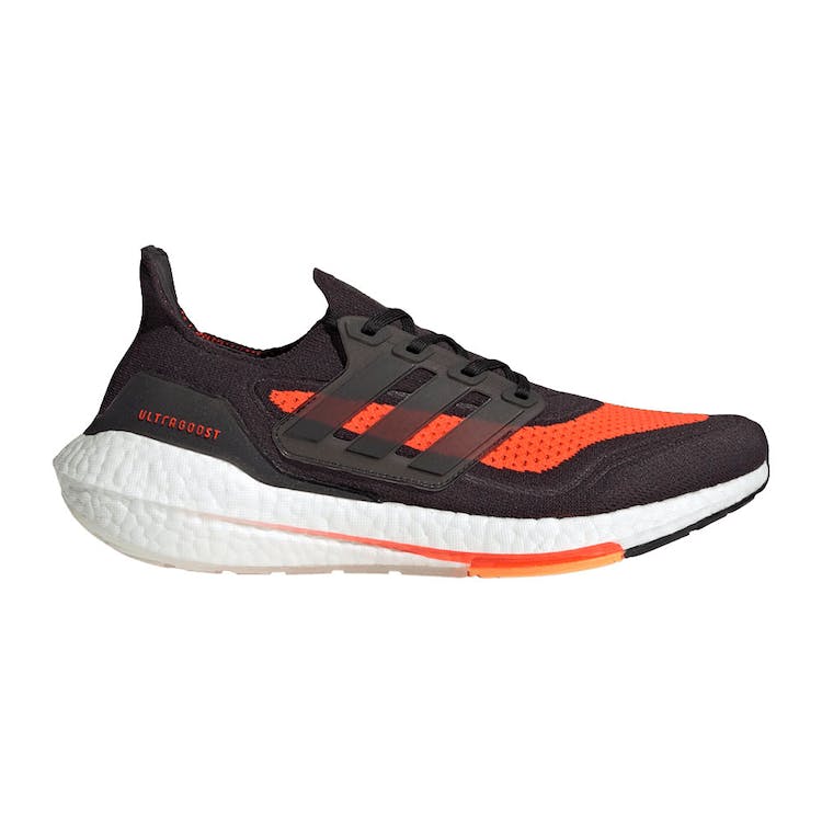Image of adidas Ultra Boost 21 Carbon Solar Red