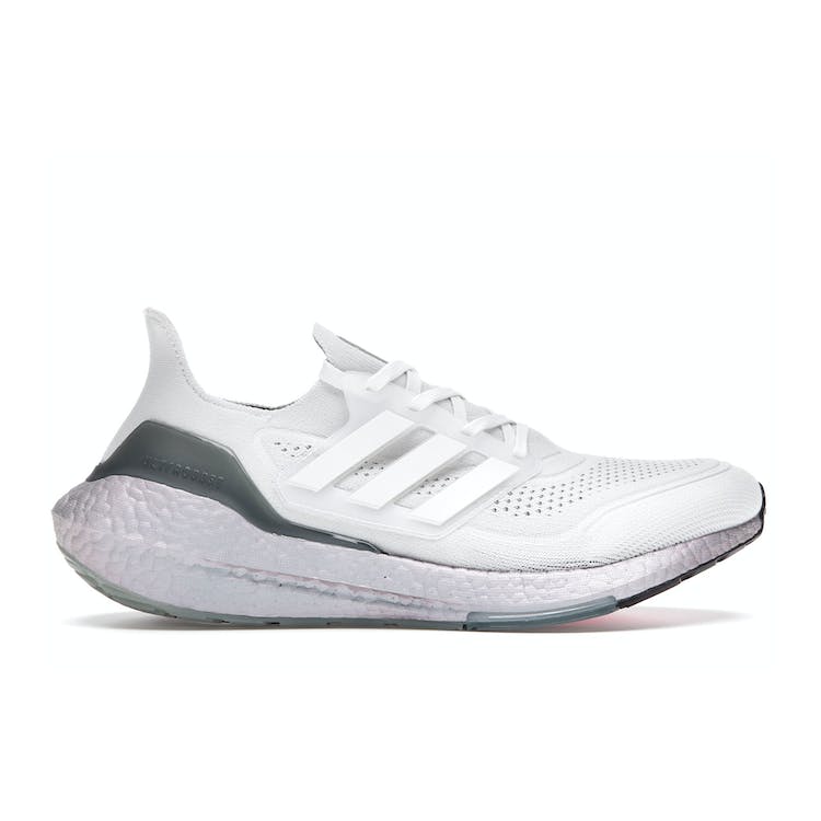 Image of adidas Ultra Boost 21 Crystal White Hazy Green