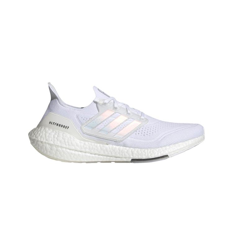 Image of adidas Ultra Boost 21 White Iridescent Cage