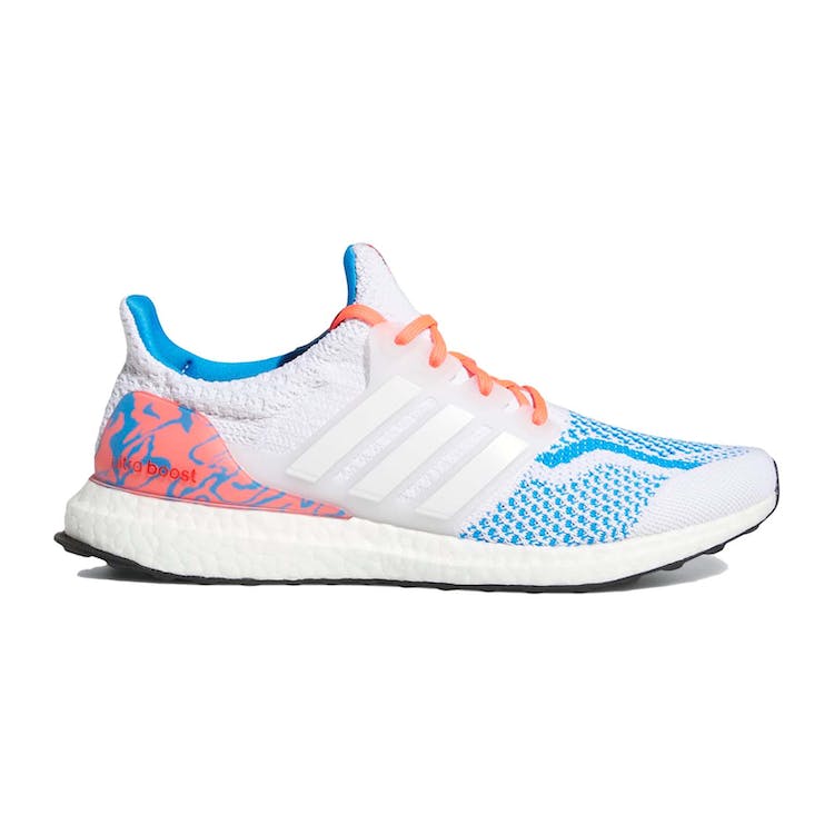 Image of adidas Ultra Boost 5.0 DNA Cloud White Bright Blue Turbo