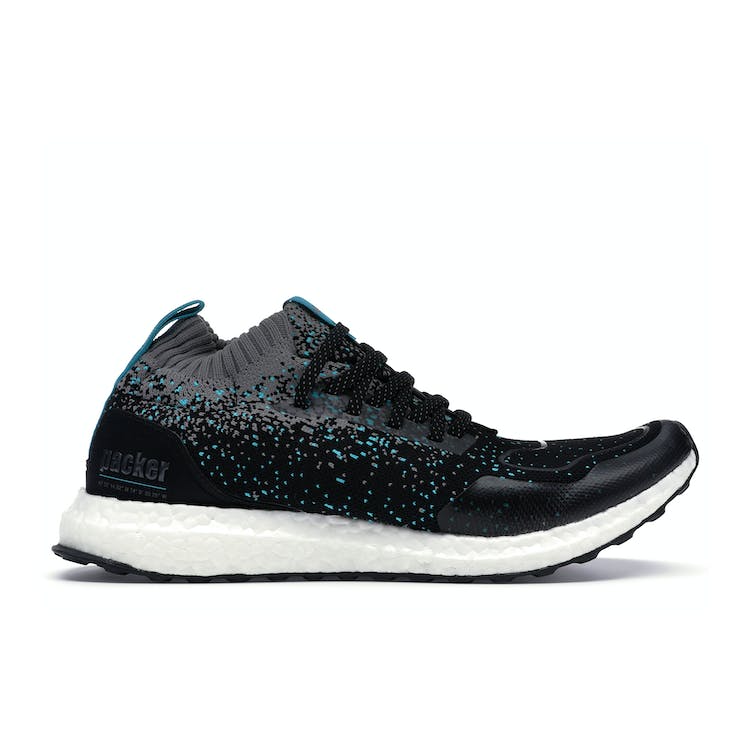 Image of Solebox x Packer Shoes x adidas UltraBoost Mid Core Black Energy Blue