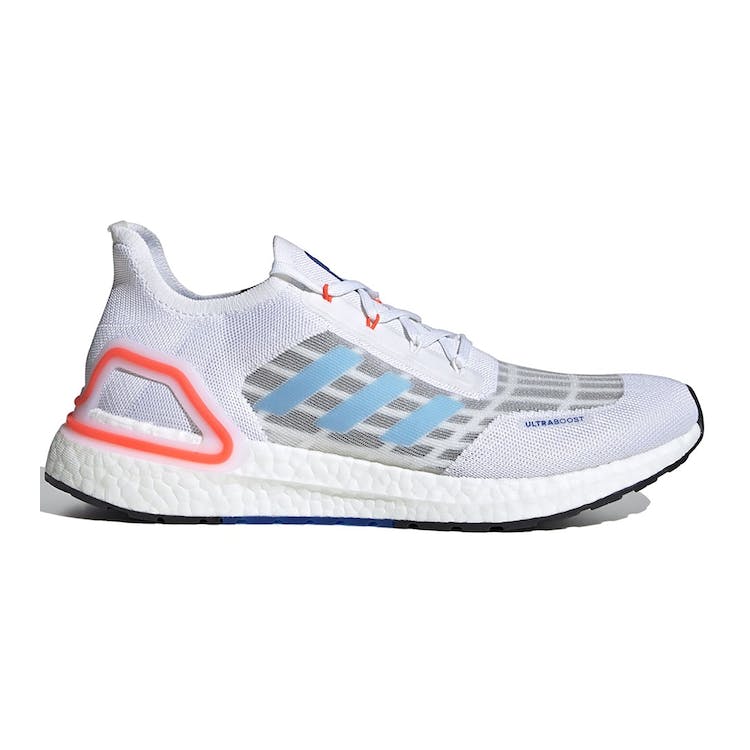 Image of adidas Ultra Boost Summer.Rdy White Glory Blue Solar Red