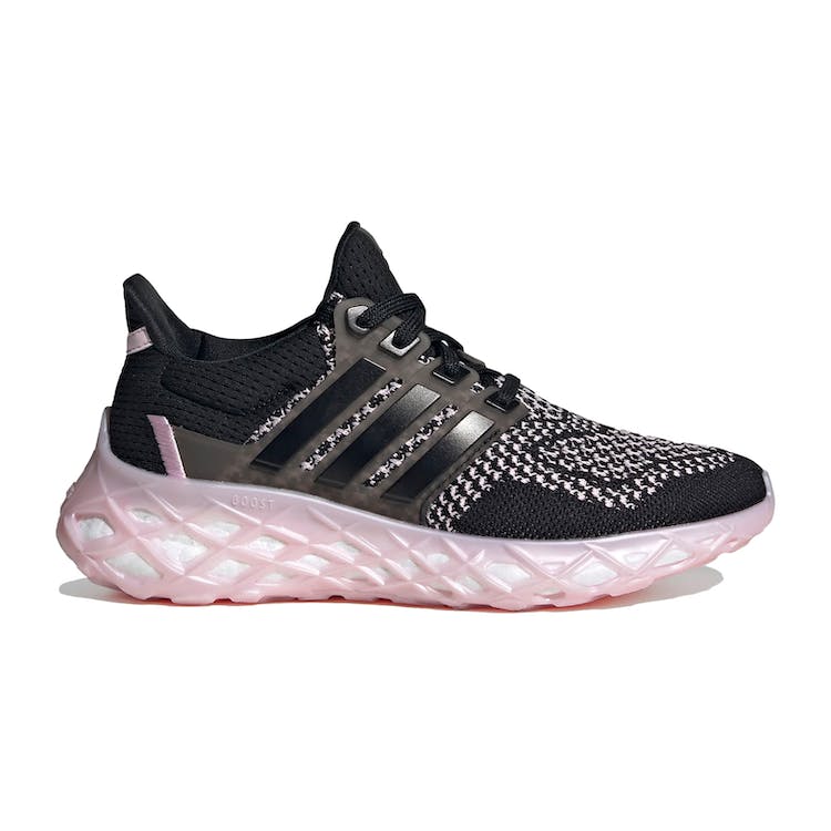 Image of adidas Ultra Boost Web DNA Black Clear Pink (GS)