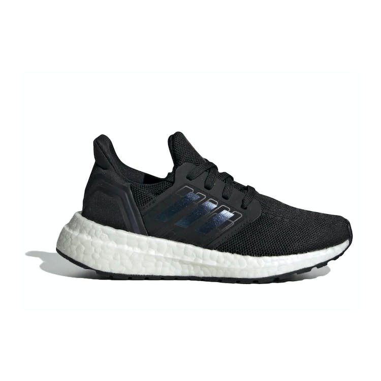 Image of adidas Ultraboost 20 Core Black Blue Violet (PS)