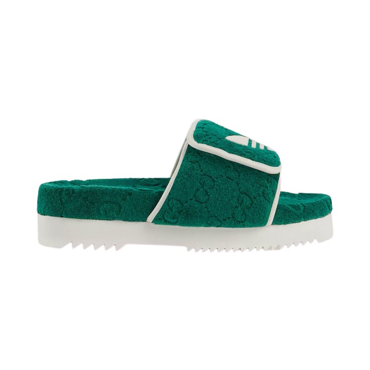 Image of adidas x Gucci GG Platform Sandal Green