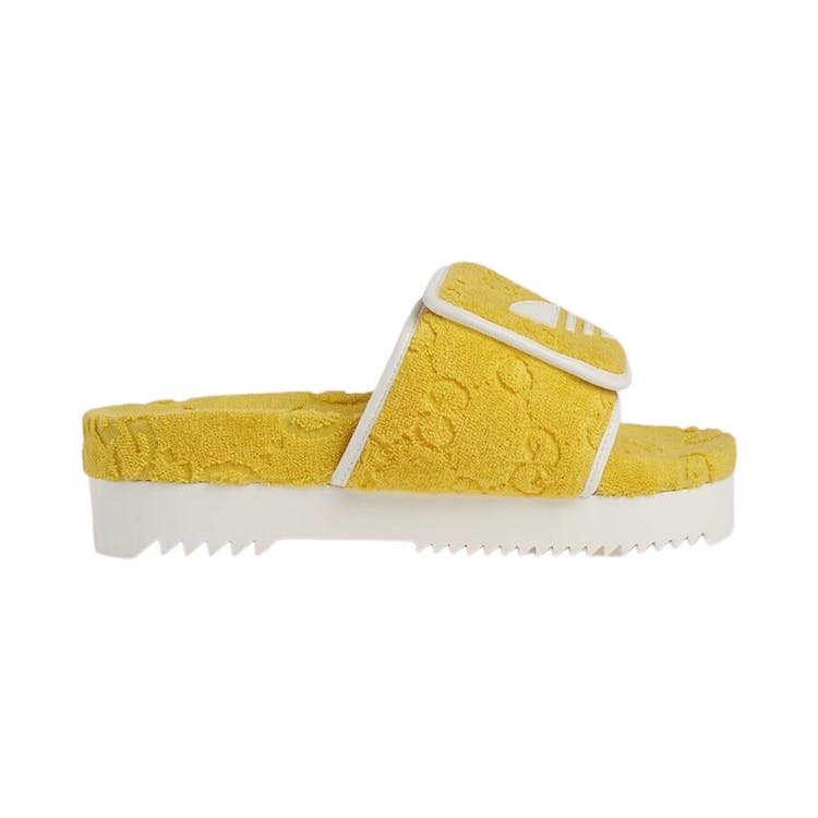 Image of adidas x Gucci GG Platform Sandal Yellow (W)