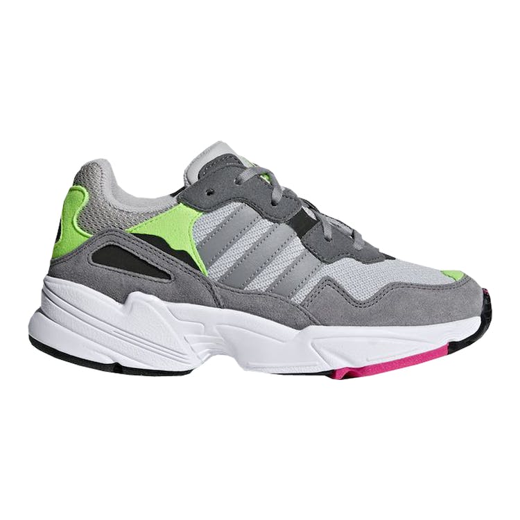 Image of adidas Yung-96 Grey Shock Pink (Youth)