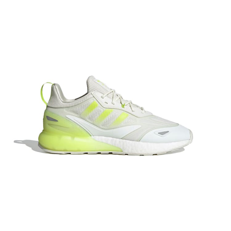 Image of adidas ZX 2K Boost 2.0 White Semi Solar Slime