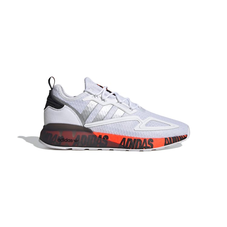 Image of adidas ZX 2K Boost Bold Logo Graphic White