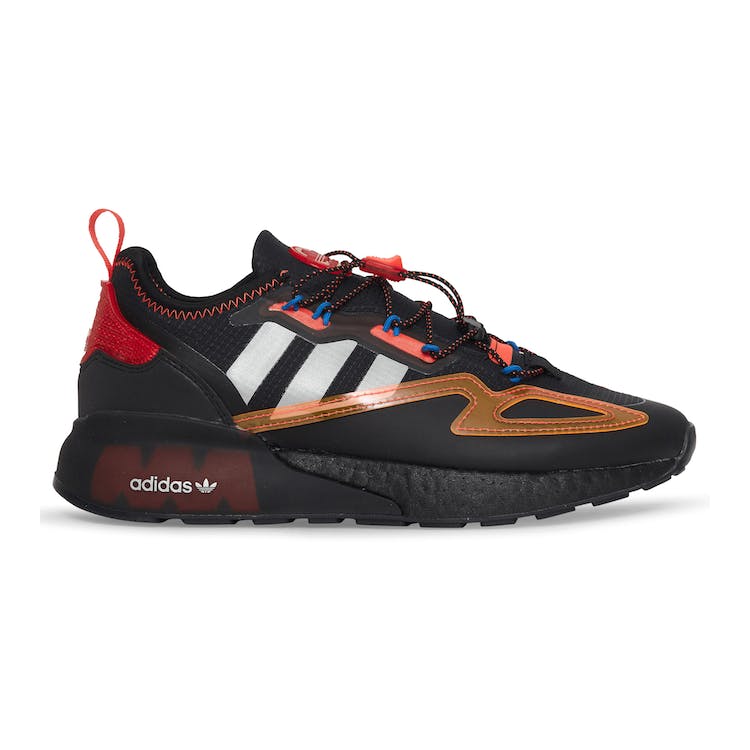 Image of adidas ZX 2K Boost Core Black Solar Red