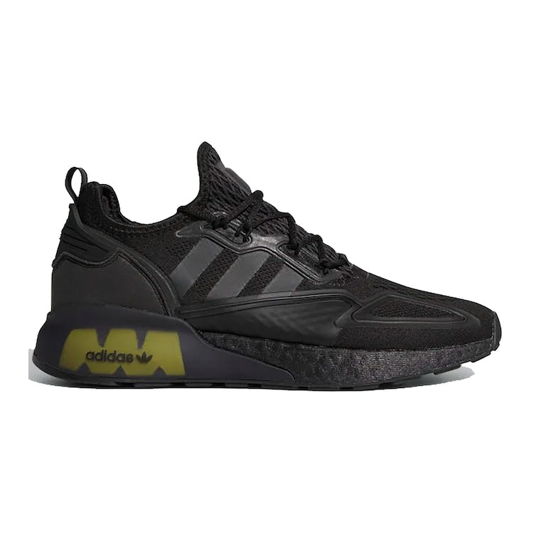Image of adidas ZX 2K Boost Core Black Solar Yellow