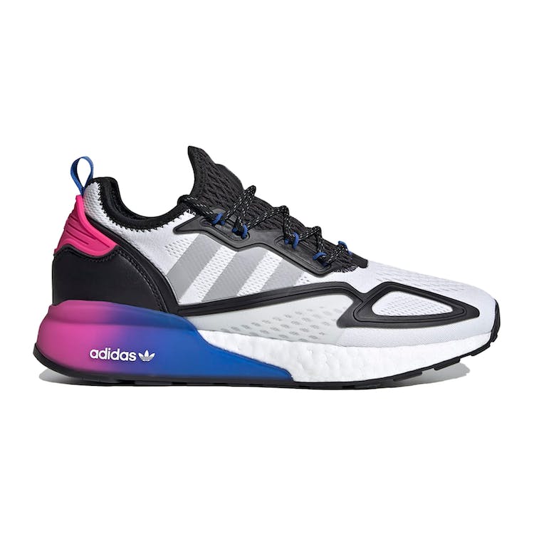 Image of adidas ZX 2K Boost White Multi Purple Pink