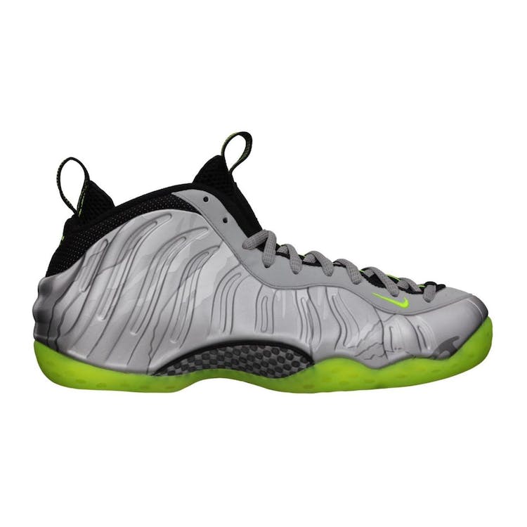 Image of Air Foamposite One Silver Volt Camo
