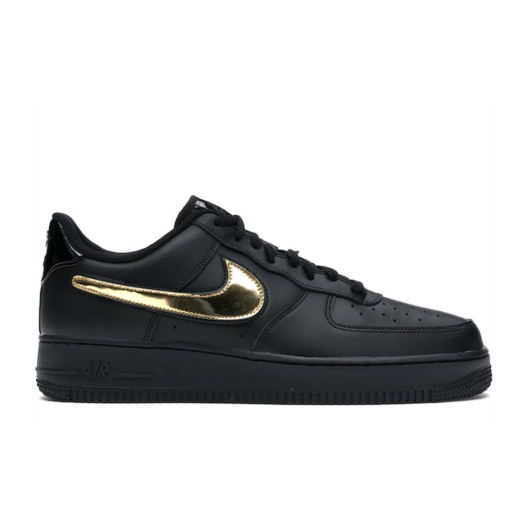 Image of Air Force 1 Low 07 LV8 Removable Swoosh - Black Gold