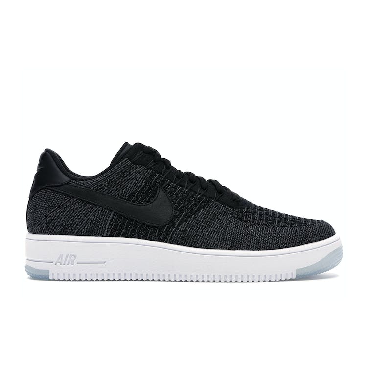 Image of Air Force 1 Flyknit Low Black White