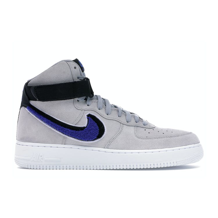 Image of Air Force 1 High Chenille Swoosh Wolf Grey