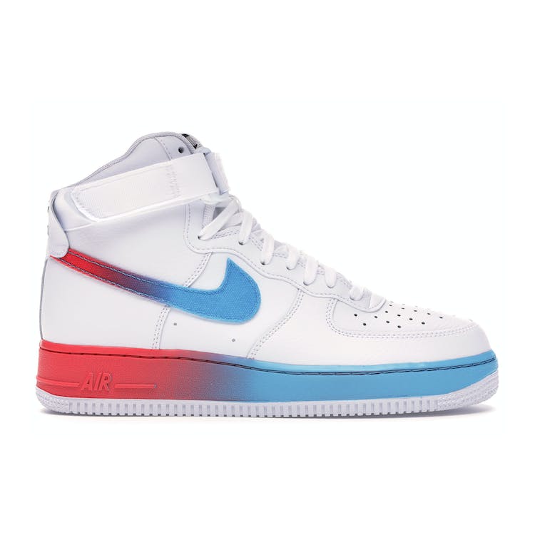 Image of Air Force 1 High Gradient White Blue Fury Ember Glow