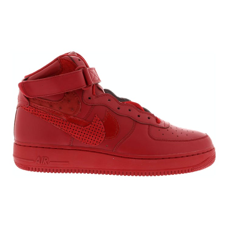 Image of Air Force 1 High John Geiger "Misplaced Checks" Red