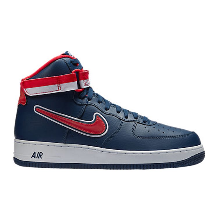 Image of Air Force 1 High Sport NBA Midnight Navy University Red