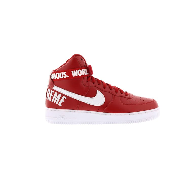 Image of Air Force 1 High Supreme World Famous Red