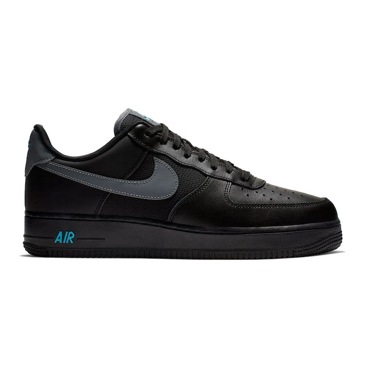 Image of Air Force 1 Low Black Blue Fury Cool Grey