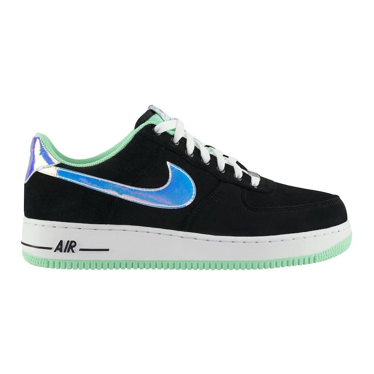 Image of Air Force 1 Low Black Green Glow